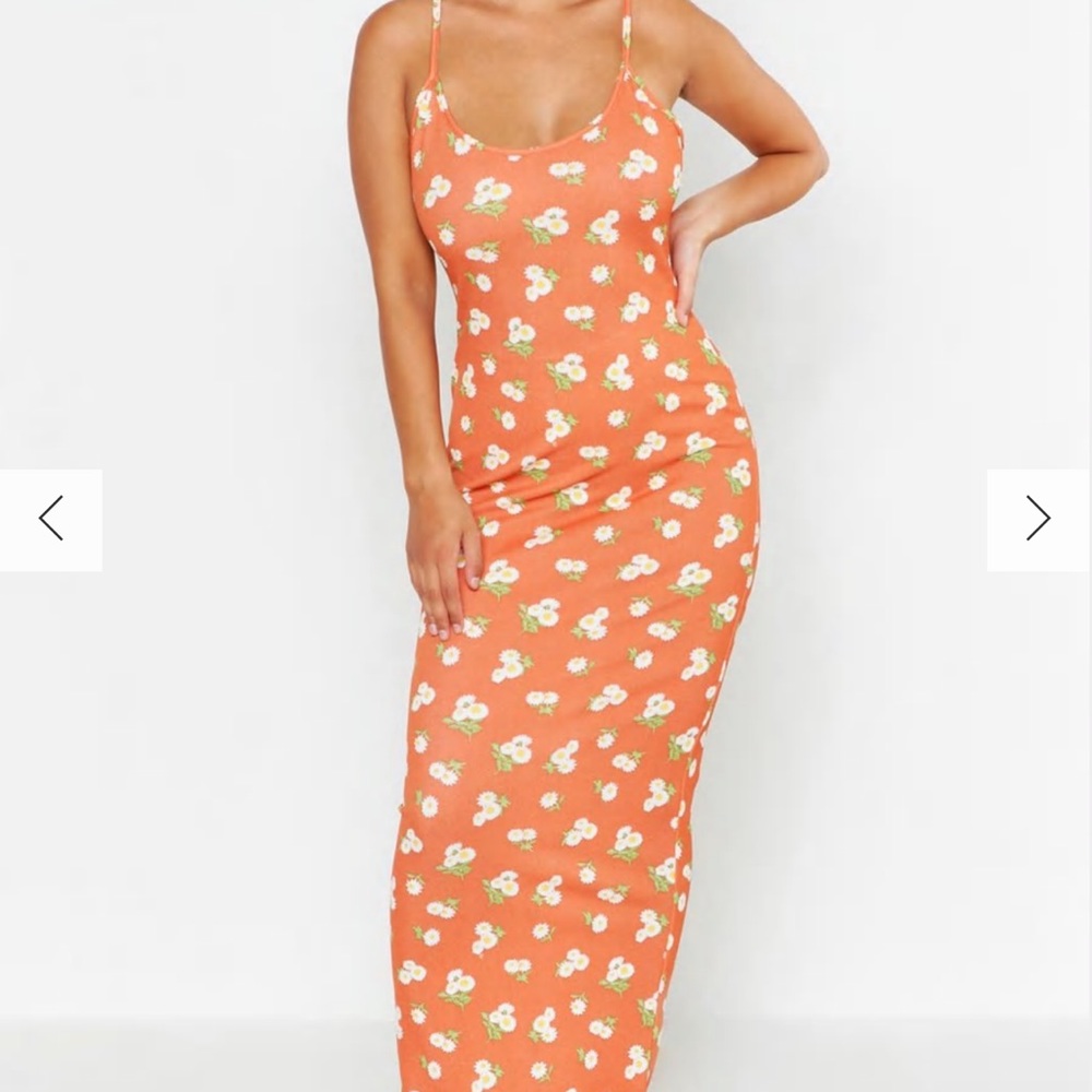 PETITE FLORAL STRAPPY MAXI